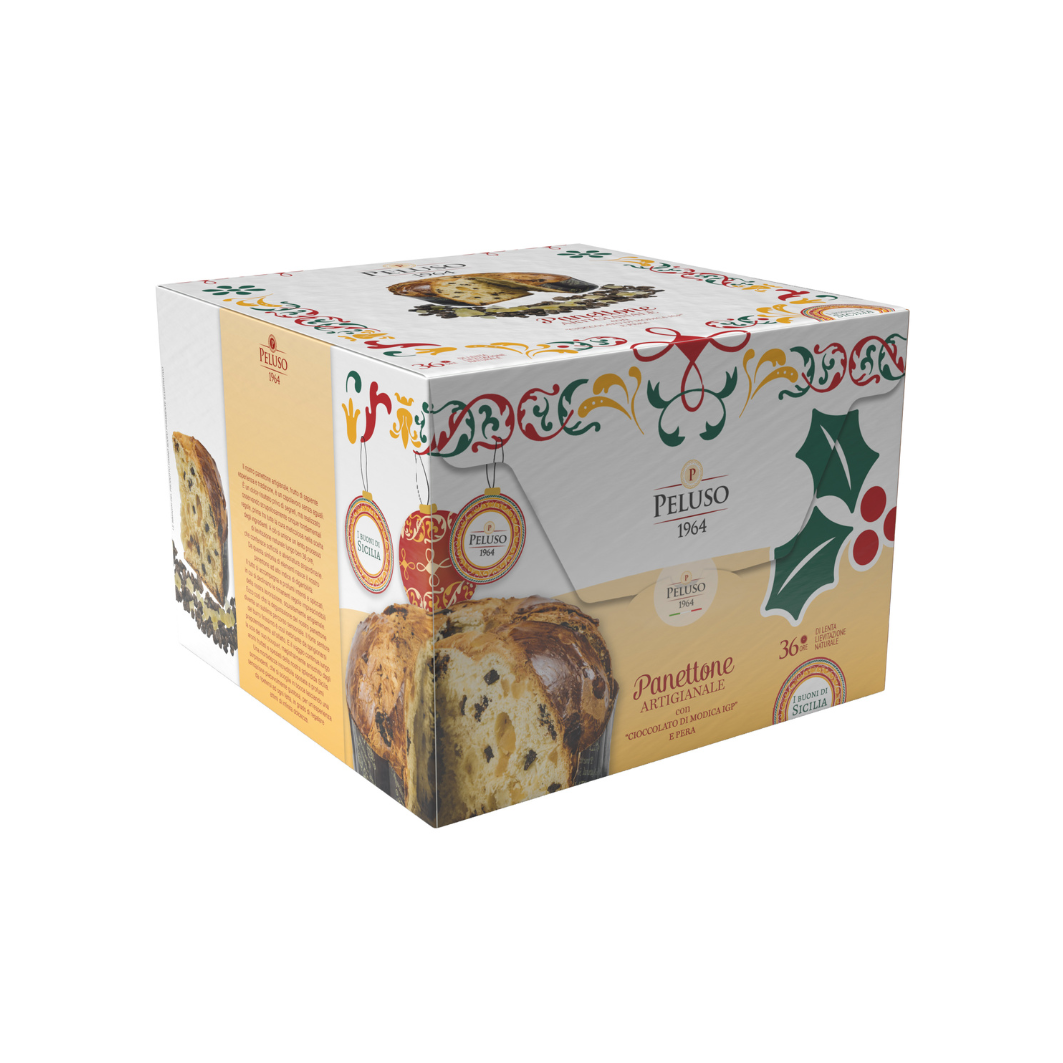 Peluso Pear and Chocolate Panettone