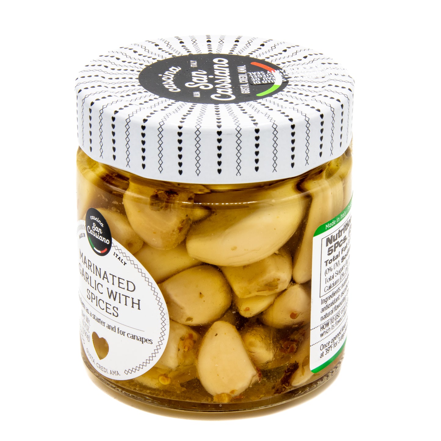 Marinated Garlic Cloves in Herbs