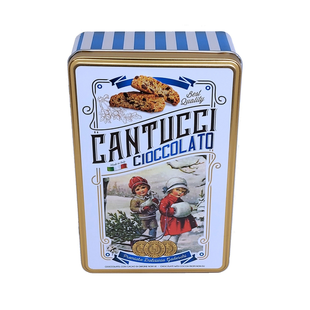 Chocolate Cantucci Holiday Tin – Tama Trading