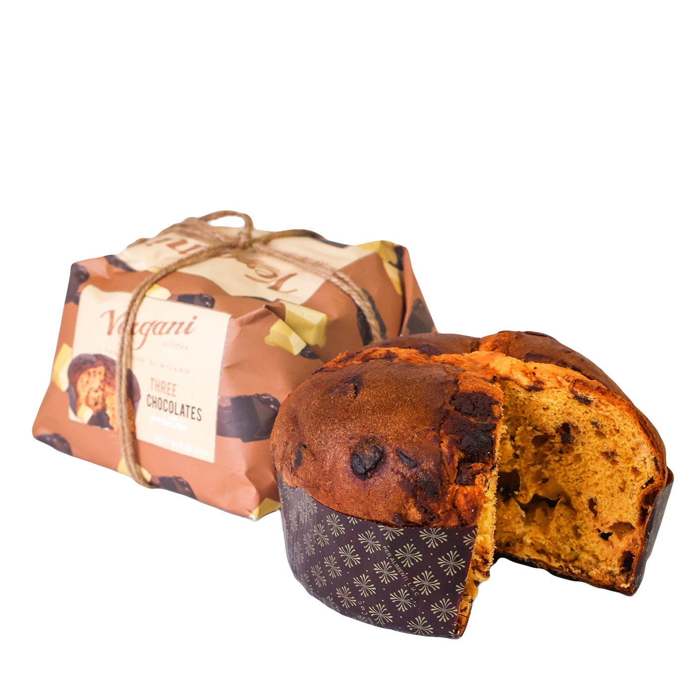 Three Chocolates Panettone