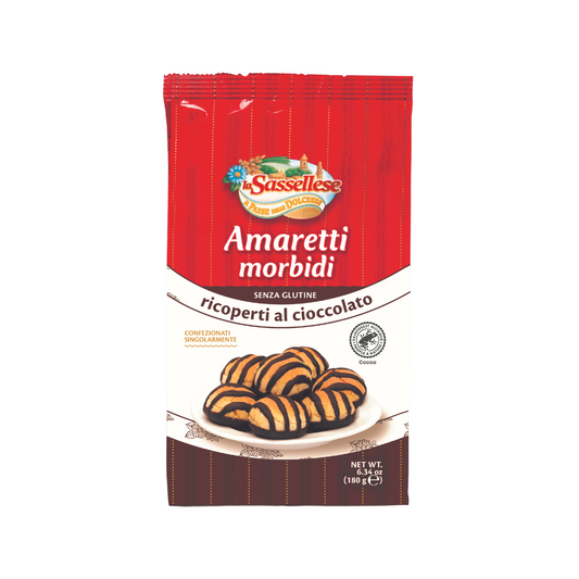 Chocolate-Covered Soft Amaretti Cookies