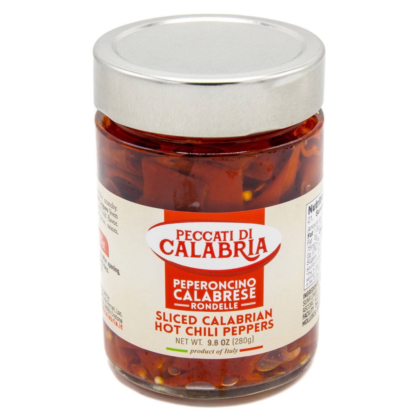 Sliced Calabrian Peppers in Oil