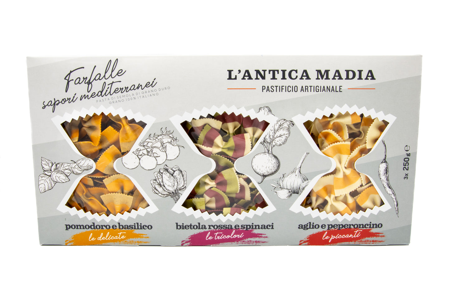 Flavored Farfalle Combo Pack