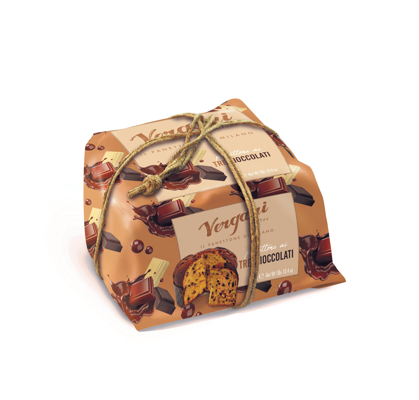 Three Chocolates Panettone