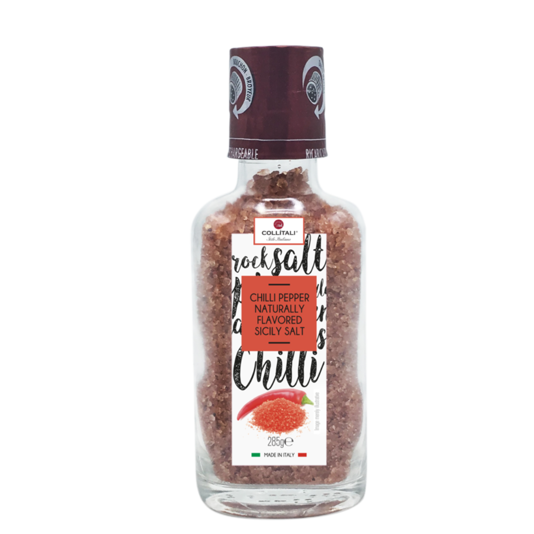Chili-Flavored Salt Grinder