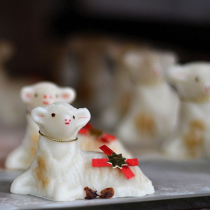 Easter Lamb Marzipan Fruit
