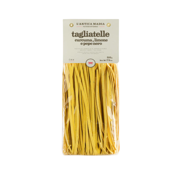 Turmeric, Pepper, and Lemon Tagliatelle
