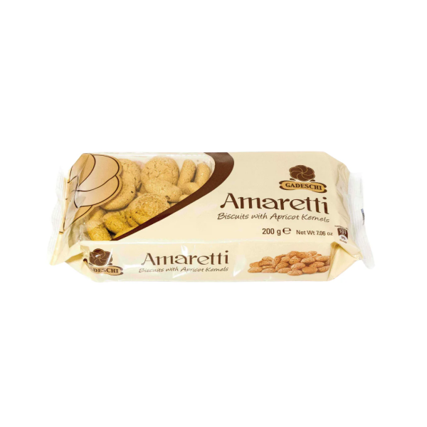 Amaretti Cookies with Apricot Kernels