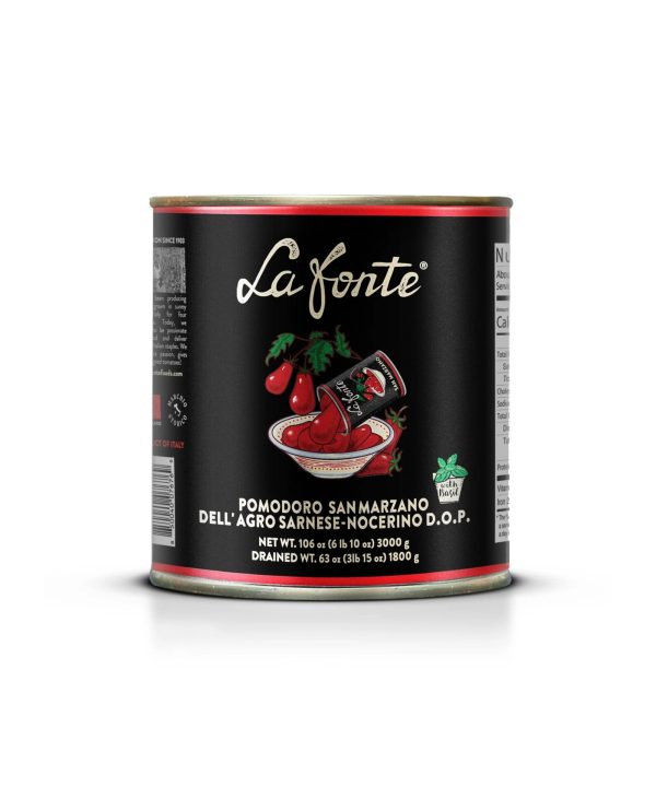 DOP San Marzano Pear Tomatoes with Basil