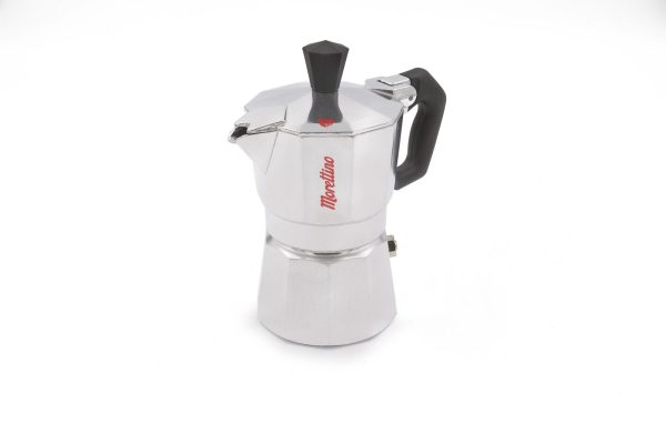 Two-Cup Silver Espresso Pot