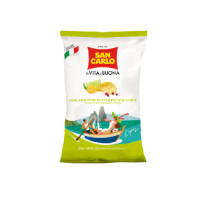 Lime and Pink Pepper Chips