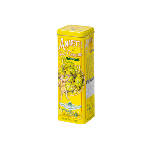 Soft Lemon Amaretti Tower Tin
